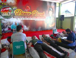 Peringati HUT Kodam XIV/HSN ke-66 dan Korem 143/HO ke-63, Korem Gelar Donor Darah
