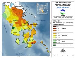 BMKG : Wilayah Sultra Akhir Maret hingga April 2024 Diprakirakan Alami Curah Hujan Kategori Menengah
