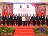 Wapres RI, KH. Ma'ruf Amin saat menghadiri pengukuhan KDEKS Provinsi Sultra periode 2023-2025, berlangsung di Phinisi Ballroom hotel Claro Kendari, Kamis (21/03/24).