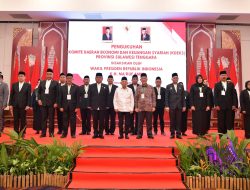 Dihadiri Wapres Ma’ruf Amin, Pj Gubernur Andap Budhi Revianto Dinobatkan Pimpin KDEKS Sultra