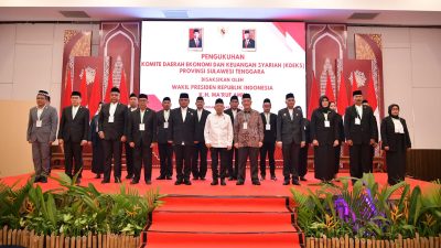 Dihadiri Wapres Ma’ruf Amin, Pj Gubernur Andap Budhi Revianto Dinobatkan Pimpin KDEKS Sultra