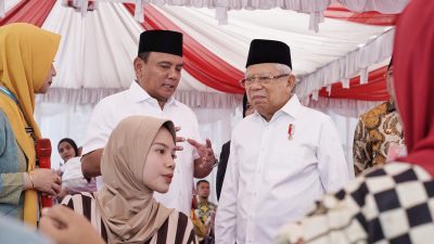 Wapres Ma’ruf Amin Tinjau Penanganan Stunting di Kendari