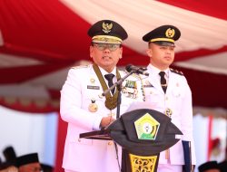 Pimpin Upacara HUT ke-60 Sultra, Pj Gubernur Andap Ingatkan Perjuangan Para Pendiri Bangsa