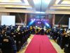 Kepala Dikbud Sultra Yusmin, saat menghadiri acara ramah tamah kelas XII SMAN 2 Kendari bertempat disalah satu hotel di Kendari, Jumat (17/5) malam.
