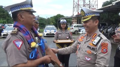 Lepas 2 Personel Purna Bhakti, Dirlantas Polda Sultra Sampaikan Apresiasi dan Terimakasih