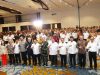 Pj Gubernur Sultra, Andap Budhi Revianto, saat menghadiri Rakor Kesiapan Penyelenggaraan Pilkada Serentak 2024 wilayah Kalimantan, Sulawesi, dan Maluku, bertempat di Claro Hotel Makassar, Rabu (26/6). (Dok. Istimewa)