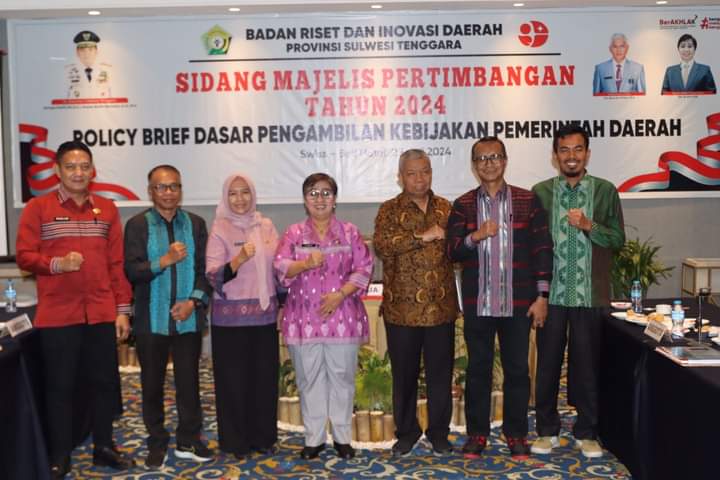 Brida Sultra saat menggelar sidang majelis pertimbangan tahun 2024 bertempat di Swiss-Belhotel Kendari.