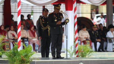 Kapolda Sultra Pimpin Upacara Hari Bhayangkara ke-78, Tekankan Persiapan Pilkada dan Netralitas Polri