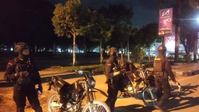 Personel Patroli Gelar Operasi Cipkon di Kota Kendari