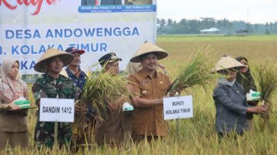Pertama di Sultra, Bupati Koltim Luncurkan Program Listrik Masuk Sawah