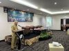 Mewakili Pj Gubernur, Komjen Pol (P) Dr (HC) Andap Budhi Revianto SIK MH, Sekda Sultra, Drs H Asrun Lio MHum PhD saat memberikan sambutan pada Lokakarya Integritas Pengelolaan Akses Area Perikanan ke Dalam Dokumen Perencanaan Daerah, Selasa (30/7), di Kendari.