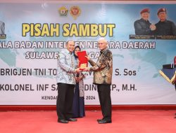 Pisah Sambut Kabinda Sultra, Pj Gubernur Harap Sinergi Antara Pemprov dan Forkopimda Tetap Terjaga