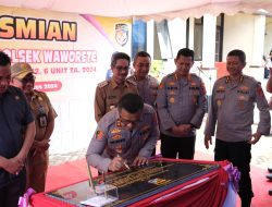 Kapolda Sultra Resmikan Rumah Dinas Polri di Polsek Waworete Konkep