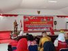 Kepala Dikbud Sultra, Yusmin saat membuka lomba karaoke bertempat di Aula Dikbud Sultra, Selasa(13/8).