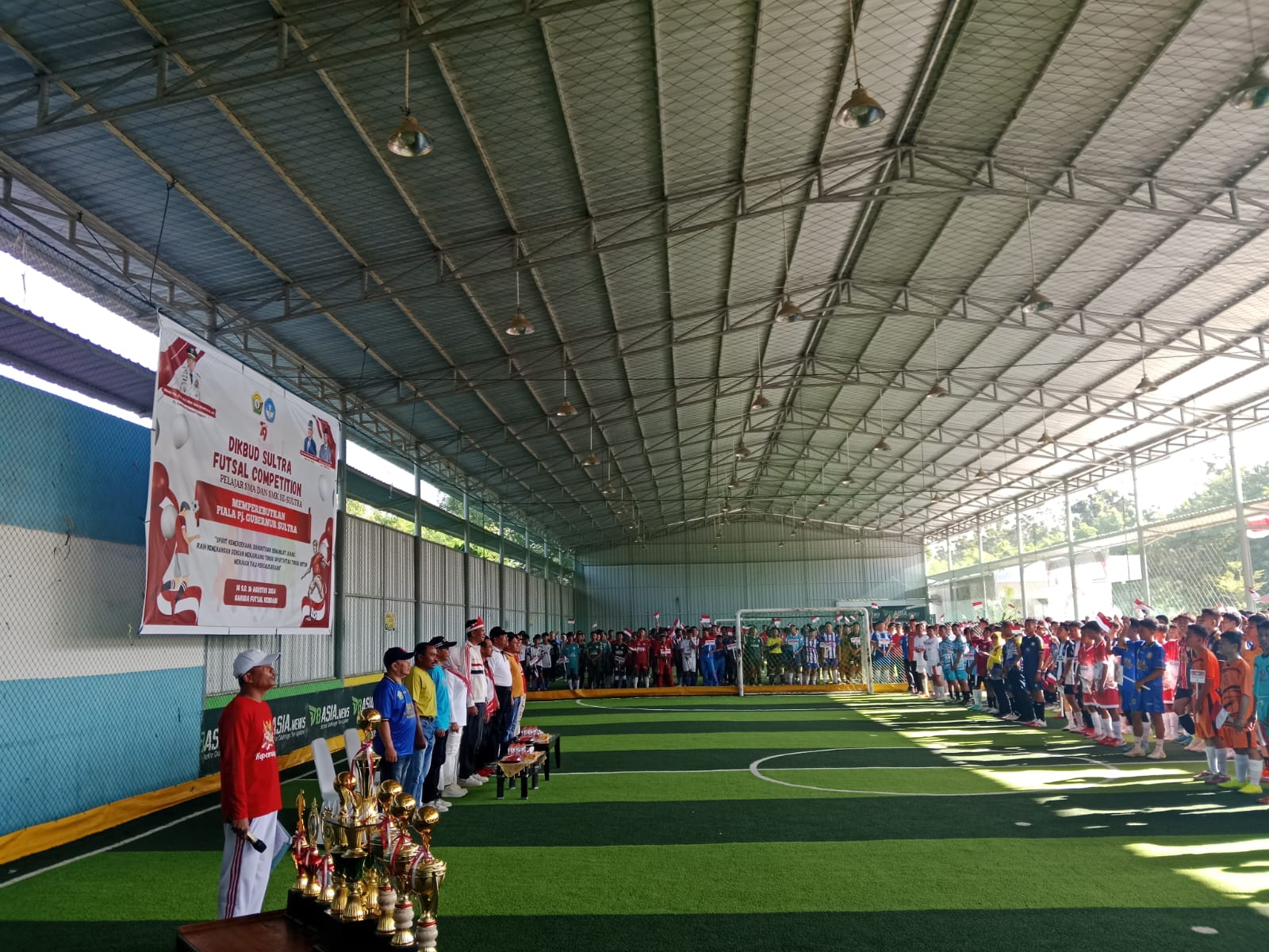 Pembukaan Futsal Competition tingkat SMA/SMK memperebutkan Piala Pj Gubernur Sultra.