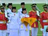 Wakil Sultra, Lutfiyah Utoyo masuk pasukan delapan pembawa duplikat Bendera Pusaka pada HUT RI ke-79 bertempat di IKN. (Dok. Biro Pers Sekretariat Presiden)