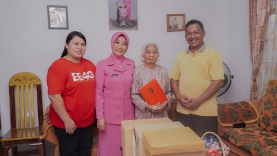 Peringati Hari Jadi Polwan ke-76, Ibu Asuh dan Pakor Polwan Polda Sultra Laksanakan Anjangsana