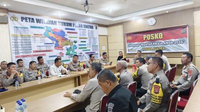 Biro Ops Polda Sultra Gelar Rakor Pengamanan Pemilihan Gubernur 2024