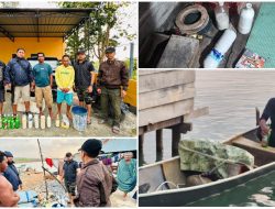 Personel Dit Polairud Gagalkan Aksi Nelayan Gunakan Handak di Perairan Konsel, Dua Pelaku Ditangkap