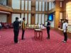 Ketgam: Yusmin saat mengikuti gladi pelantikan sebagai Pj Bupati Kolut.