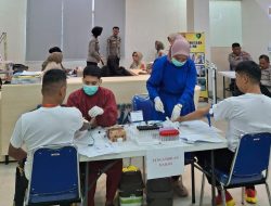 Jalani Pemeriksaan Kesehatan, 46 Orang Tamtama Polda Sultra Memenuhi Syarat Tahap Lanjutan