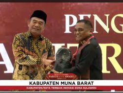 Raih Paritrana Award 2024, Muna Barat Jadi Kabupaten Terbaik Inovasi Zona Sulawesi