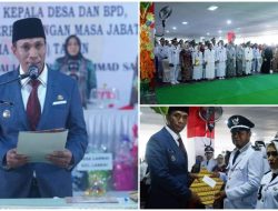 Kukuhkan Ratusan Kades, Pj Bupati Kolut Imbau Netralitas di Pilkada