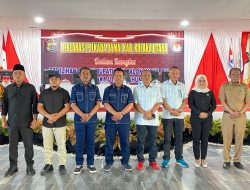 Kapolda Sultra Diwakili Kabid Humas Bersama Kapolres Kolut dan Forkopimda Hadiri Deklarasi Pilkada Damai 2024