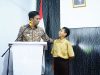 Pj Kolaka Utara, Yusmin saat menghadiri sosialisasi pencegahan stunting di kalangan pelajar.