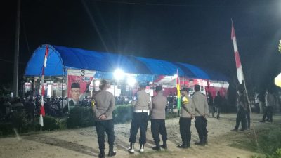 Pengamanan Personel Polri Warnai Kampanye Paslon Cagub-Wacagub Pilkada Sultra 2024