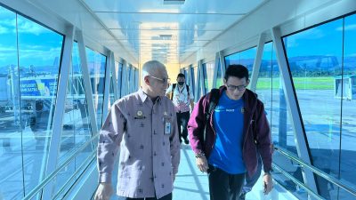 Sekda Asrun Lio Sambut Kedatangan Menparekraf RI di Sultra