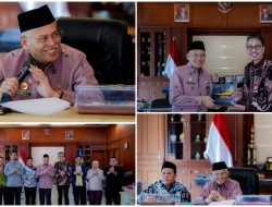 Mewakili Pj Gubernur, Sekda Sultra Pimpin Jalannya Rapat Koordinasi Tahap Awal antara Bank Jatim dan Bank Sultra
