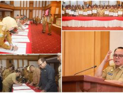 Pj Gubernur Andap Teken Kesepakatan Bersama 17 Kabupaten/Kota, Tingkatkan PAD Sultra dari Sektor Pajak