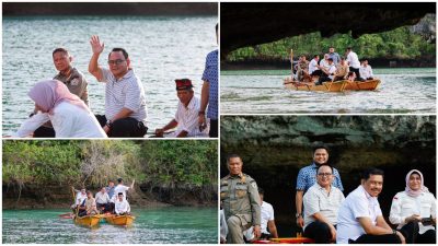 Kunjungi Kabupaten Muna, Pj Gubernur Sultra : Danau dan Terowongan Napabale, Amazing