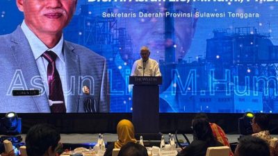Wakili Pj Gubernur, Sekda Sultra Rilis Peta Jalan Hilirisasi Aspal Buton