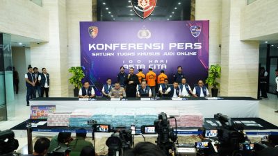 Sita Rp78,1 Miliar dari Judol Internasional, Komitmen Polri atas Asta Cita Presiden Prabowo