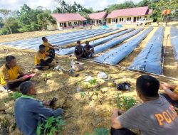 Dukung Asta Cita Presiden, Polresta Kendari Bentuk Kelompok Tani di Wilayah Polsek Abeli