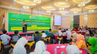 Wakili Pj Gubernur, Sekda Sultra Buka Dialog Kerukunan Umat Beragama Lintas Generasi