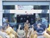 Pj Gubernur Sultra, Andap Budhi Revianto saat memimpin apel pagi gabungan bertempat di Kantor Gubernur Sultra.