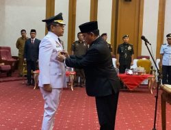 Pj Gubernur Sultra Resmi Lantik Ridwan Badallah Sebagai Pj Bupati Buton Selatan