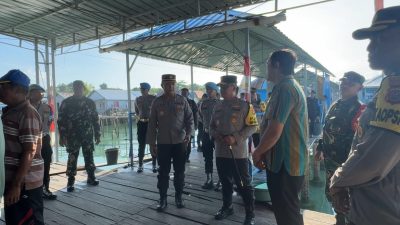 Kapolda Sultra Lakukan Pemantauan Situasi Kamtibmas pada Pencoblosan Pilkada Serentak di Konkep