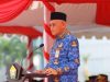 Sekda Sultra, Asrun Lio, mewakili Pj Gubernur, memimpin upacara HUT Korpri ke-53 bertempat di Lapangan Upacara Kantor Gubernur Sultra.