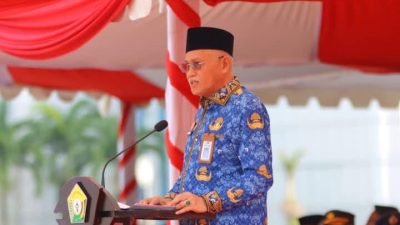 Sekda Sultra Pimpin Upacara HUT Korpri ke-53