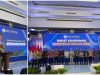 Sekda Sultra Asrun Lio saat memberikan sambutan pada Rakorwil Sulampua, Selasa (3/12) di Kendari.