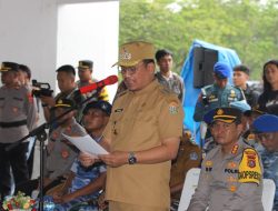 Personel Gabungan Bersama Pemkot Kendari Laksanakan Apel Gelar Pasukan untuk Amankan Malam Pergantian Tahun