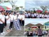 Pemkab Kolaka Utara saat menggelar acara jalan sehat dalam rangka memperingati Hari Ulang Tahun (HUT) ke-21.