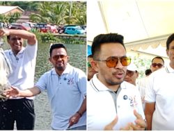 Pj Bupati Kolaka Utara Bersama Wakil Ketua III Komite II DPD RI Panen Ikan dalam Mendukung Program Makan Bergizi Gratis