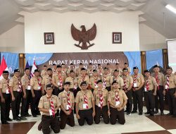 Konsolidasi Organisasi, Kwarda Sultra Pimpinan Asrun Lio Ikut Sukseskan Rakornas Gerakan Pramuka