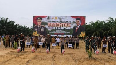 Penanaman Jagung Serentak di Kabupaten Konawe, Kolaborasi Polri dan Berbagai Pihak untuk Ketahanan Pangan Nasional