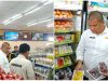 Plt Kepala Disperindag Sultra, La Ode Fitrah Arsyad bersama tim pengawas Disperindag Sultra saat melakukan sidak di sejumlah retail di Kota Kendari.